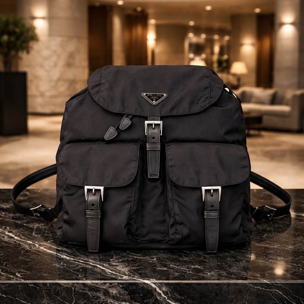 Prada Classic dark brown Backpack